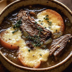 Hearty French Onion Beef Short Rib Soup Recipe