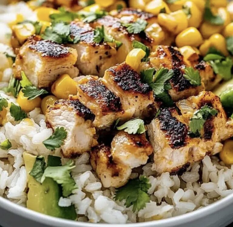 Street Corn Chicken Rice Bowl Recipe