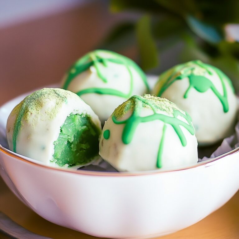 Silky Green Tea Truffles Recipe
