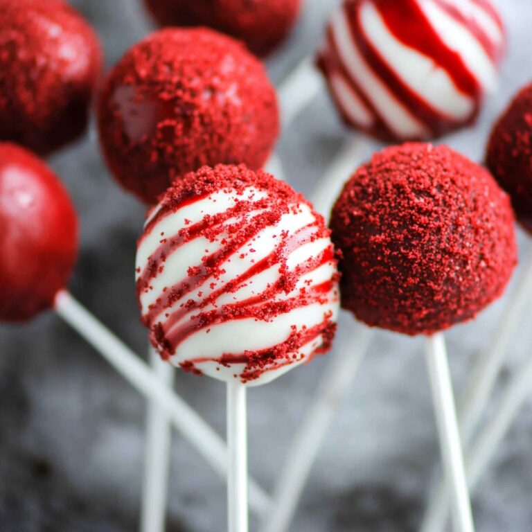 Red Velvet Cake Pops Recipe