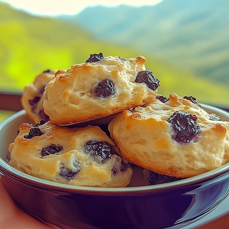 Sweet Blueberry Biscuits Recipe