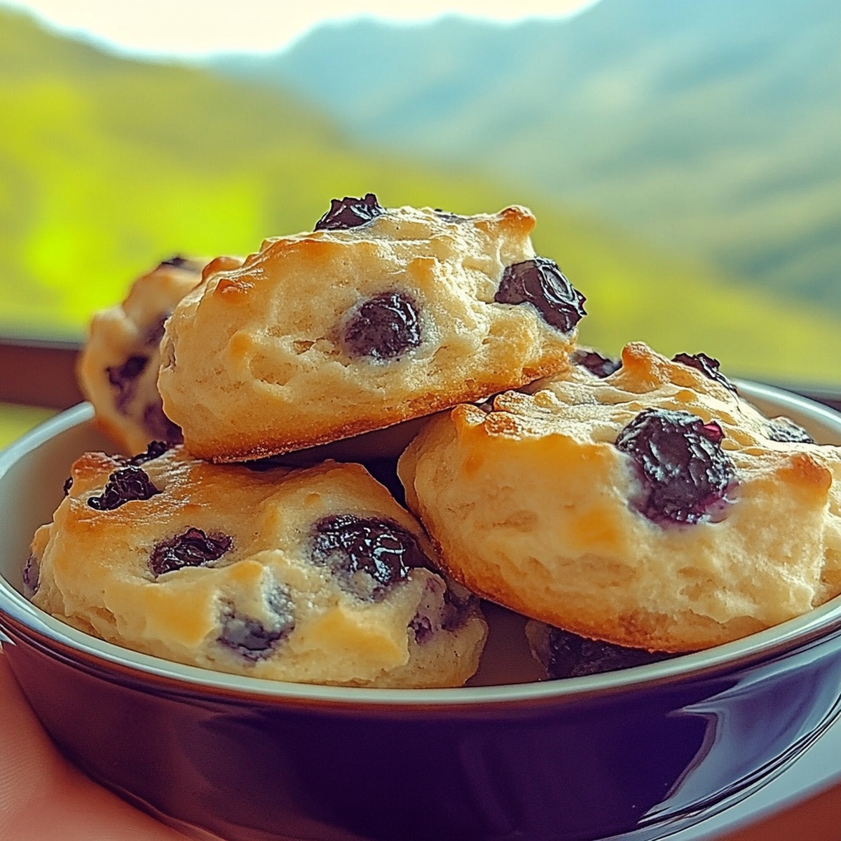 Sweet Blueberry Biscuits Recipe
