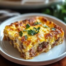 Easy Sausage And Egg Casserole Recipe-image