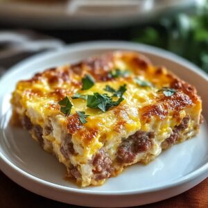 Easy Sausage And Egg Casserole Recipe