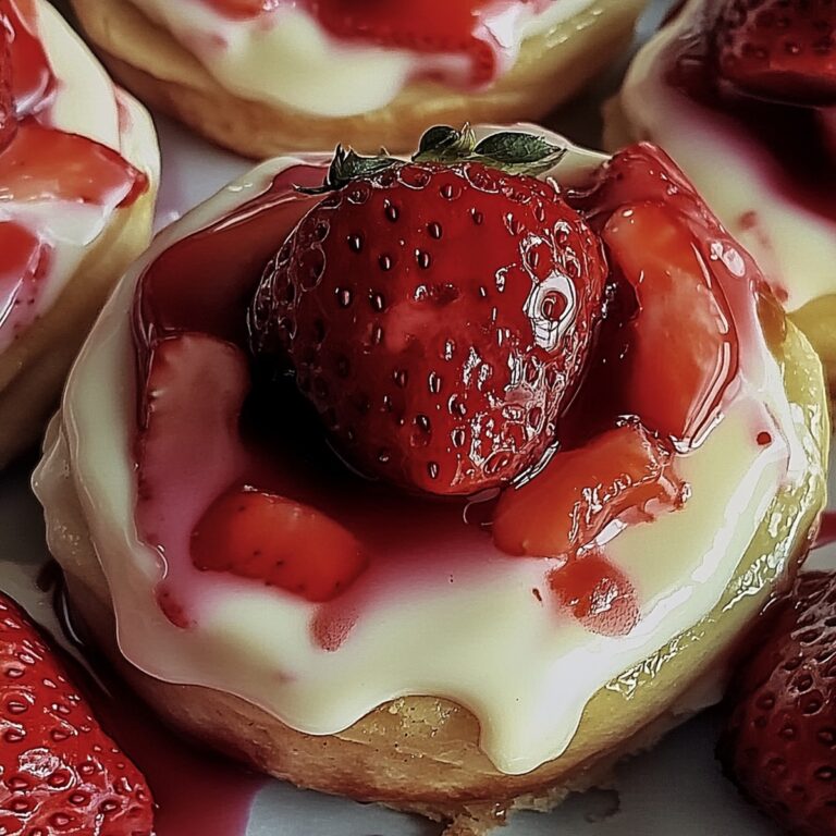 Strawberry Cheesecake Cinnamon Rolls Recipe