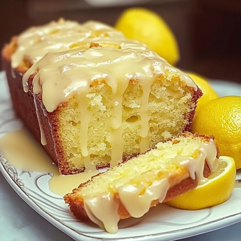 Tangy Lemon Loaf Cake Recipe