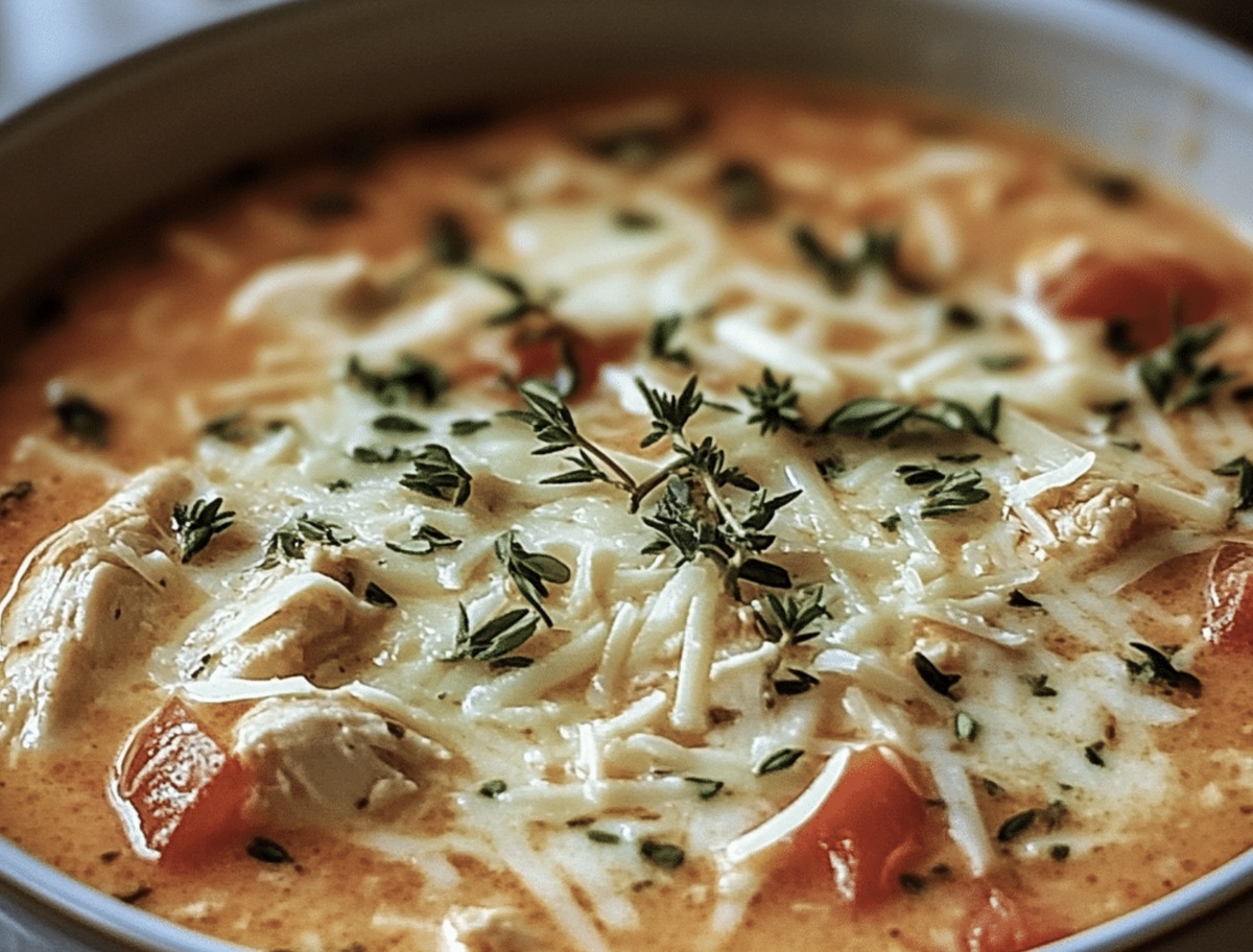 Creamy Chicken Parmesan Soup Recipe