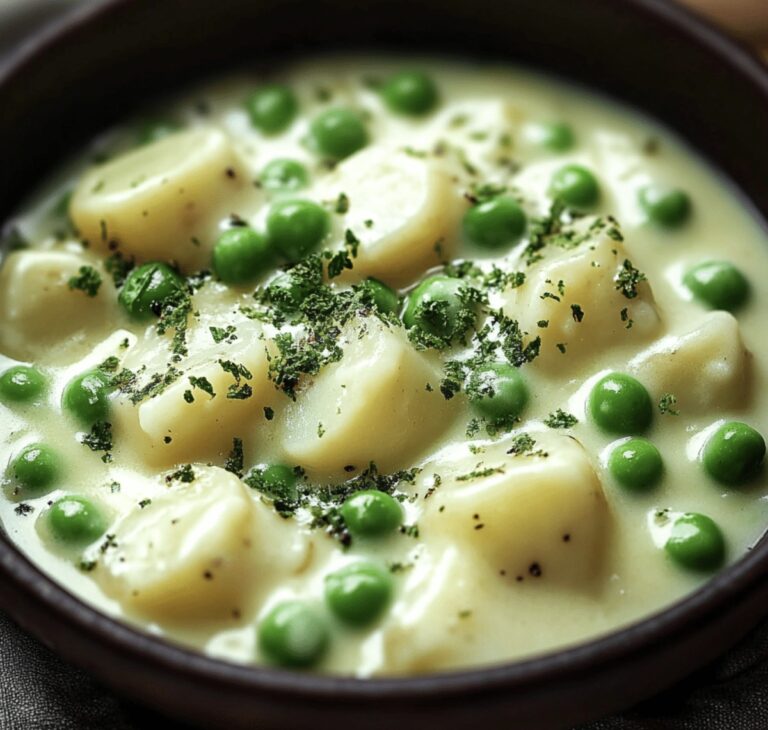 Creamed Peas And Potatoes Recipe
