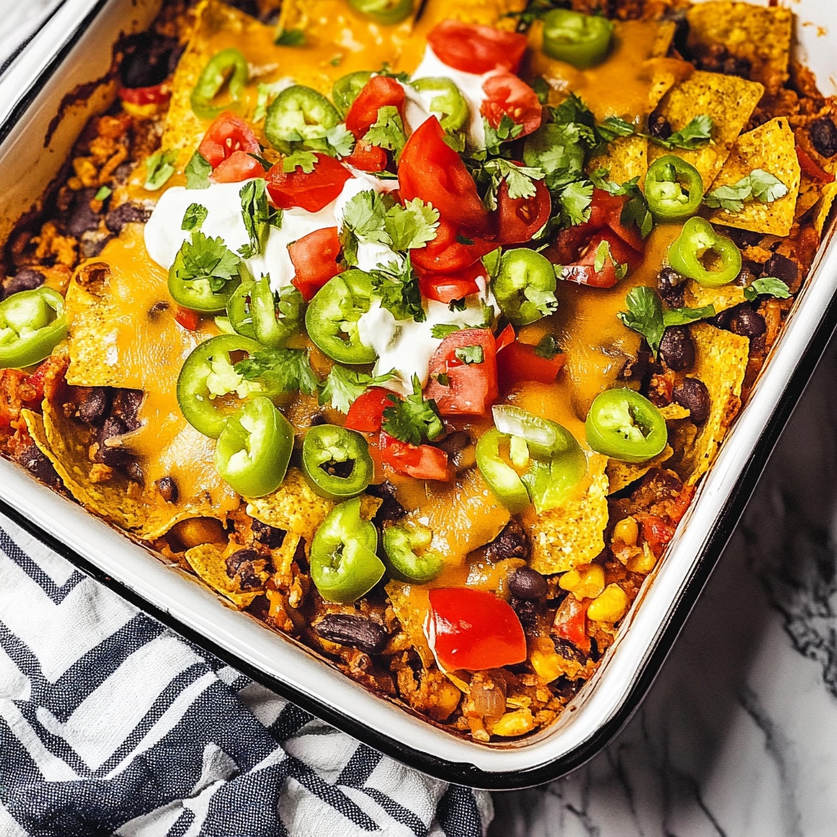 Hearty Walking Taco Casserole Recipe