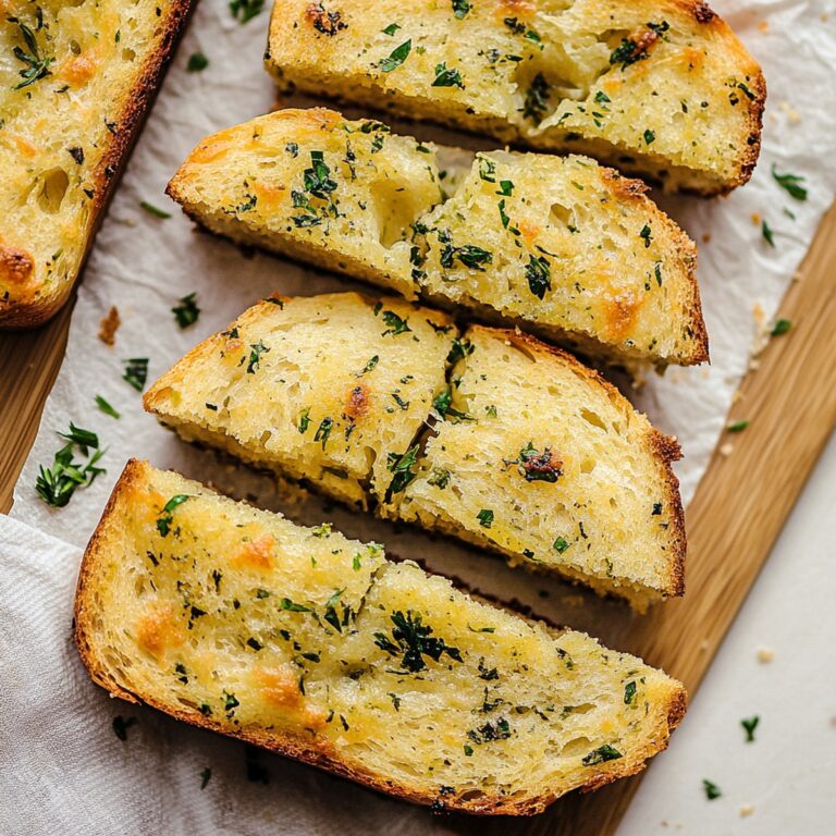 Golden Garlic Bread Recipe