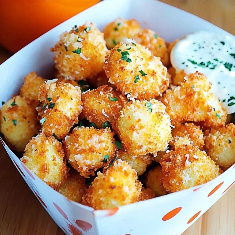Golden Parmesan Cauliflower Bites Recipe