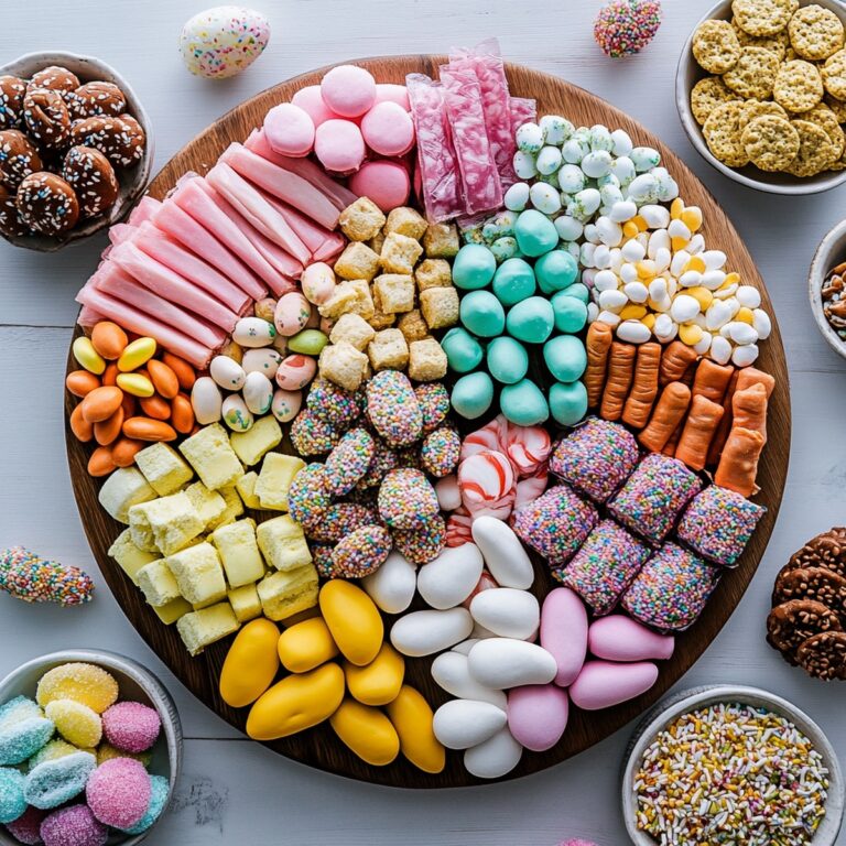 Festive Easter Candy Charcuterie Board Recipe