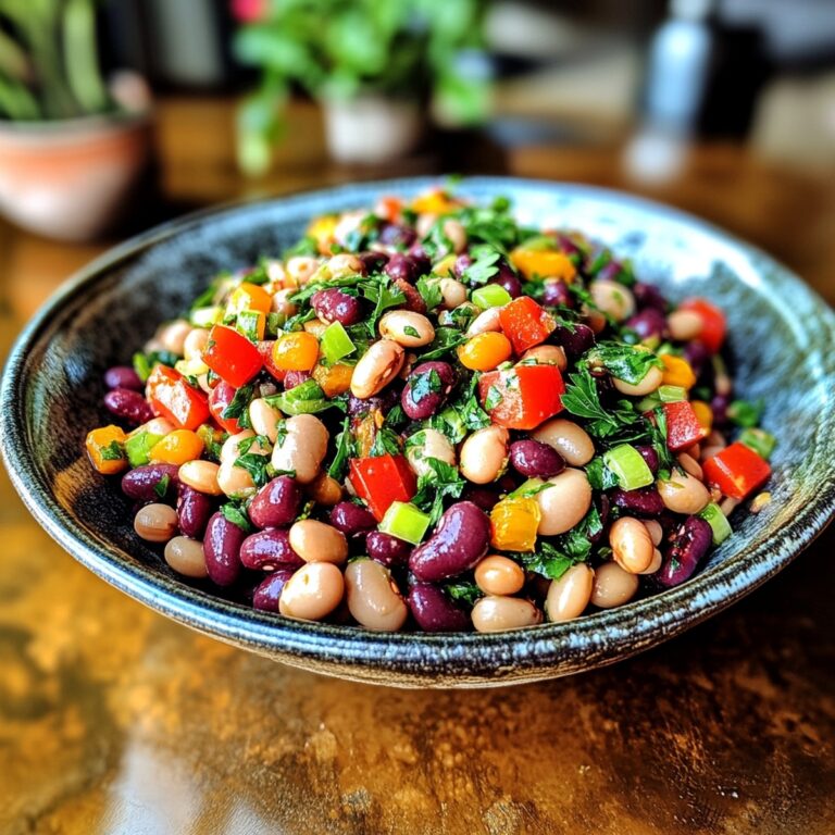 Colourful Rainbow Bean Salad Recipe
