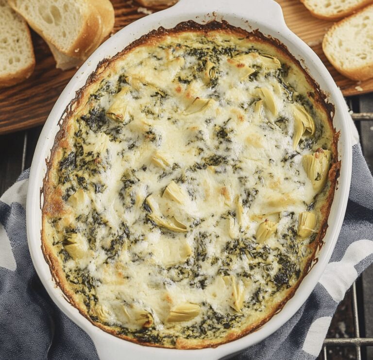 Easy Spinach Artichoke Dip Recipe