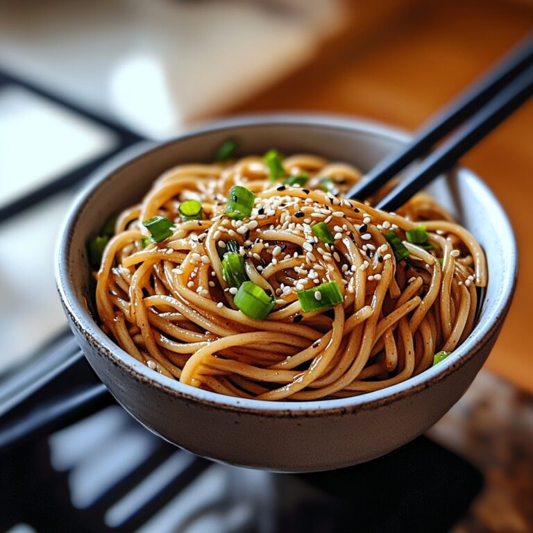 Garlic Sesame Noodles Recipe