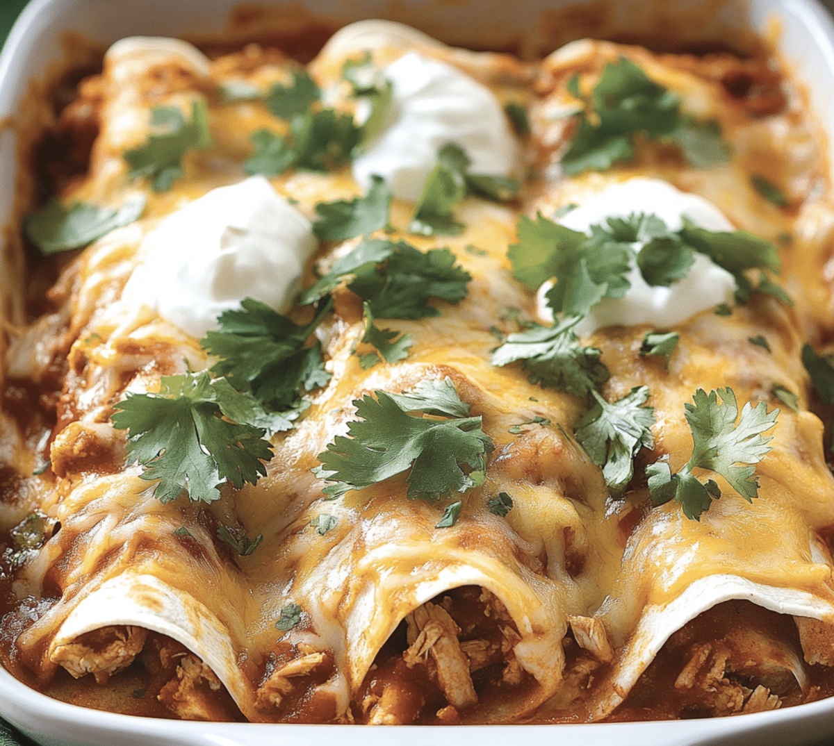 Best Ever Chicken Enchiladas Recipe