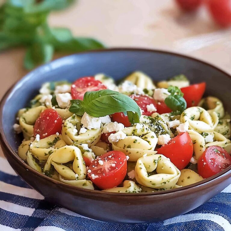 Vibrant Caprese Tortellini Pasta Salad Recipe