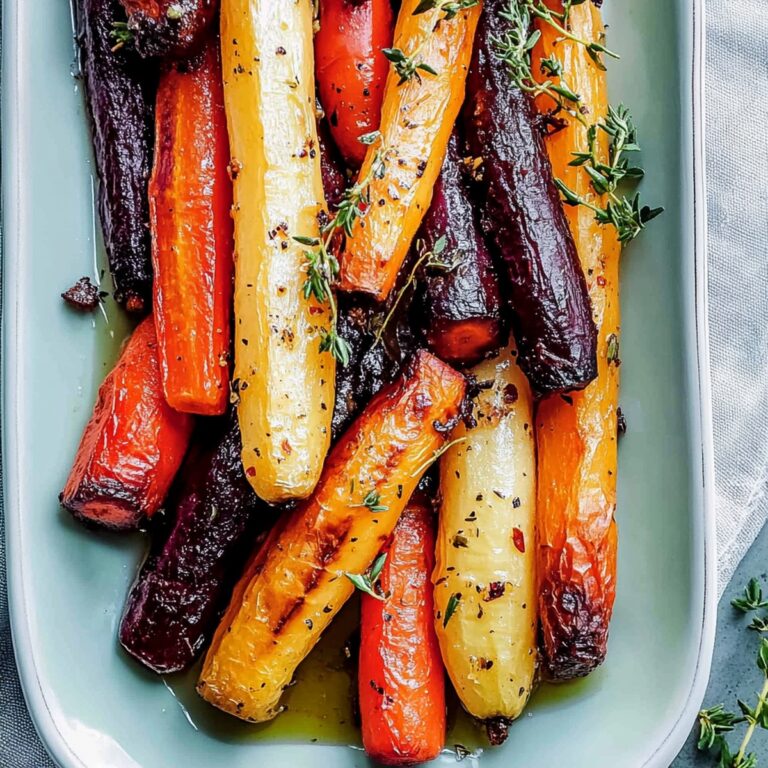 Vibrant Honey Roasted Colorful Carrots Recipe