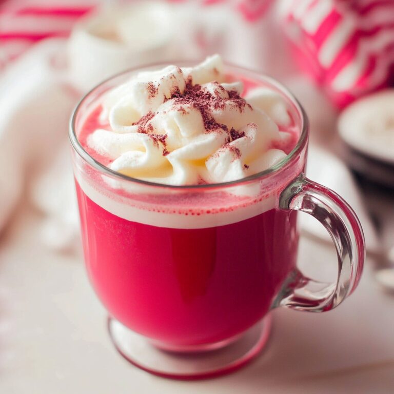 Velvety Red Velvet Hot Chocolate Recipe