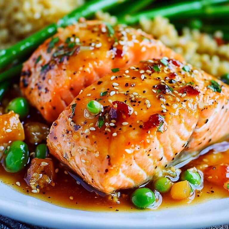 Succulent Apricot Dijon Glazed Salmon Recipe