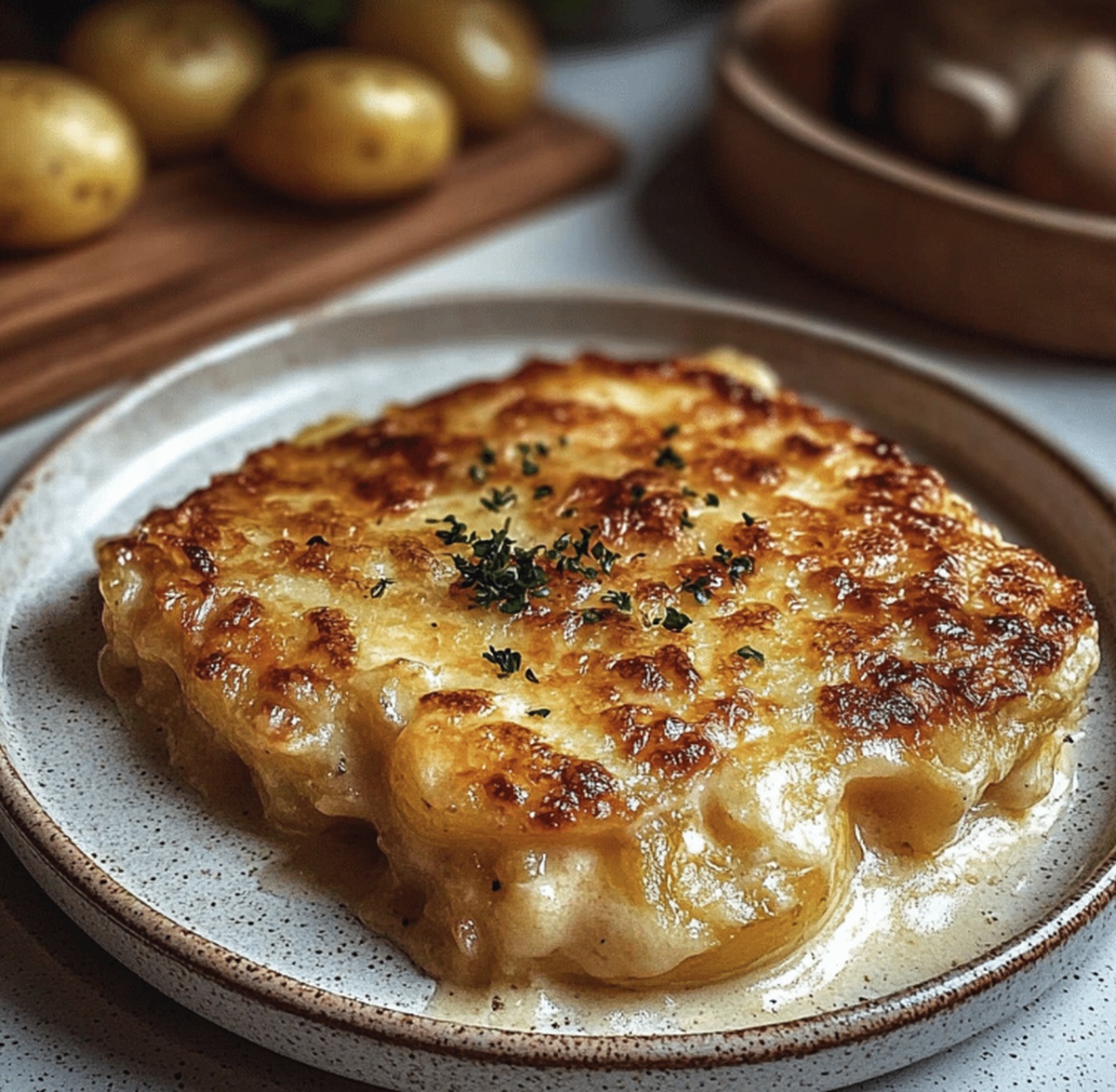 Creamy Potatoes Au Gratin Recipe