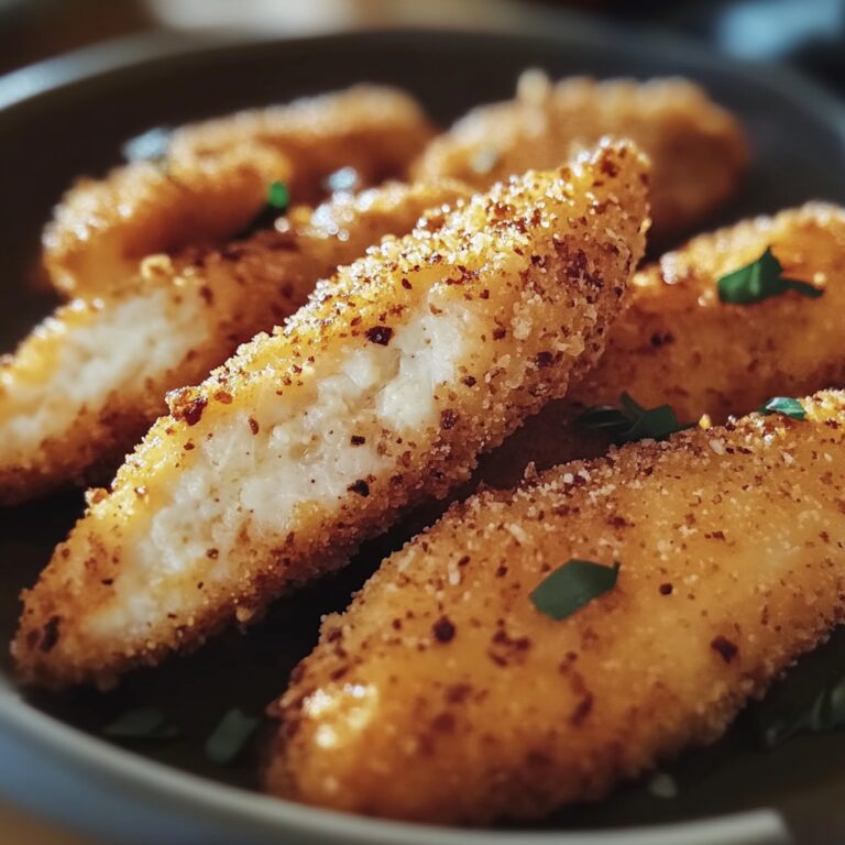 Crispy Parmesan Ranch Chicken Tenders Recipe