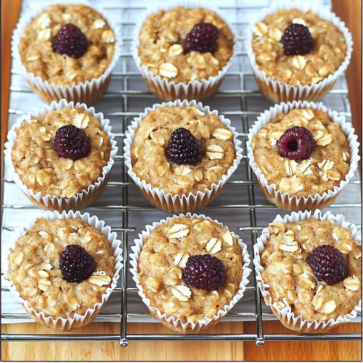 Breakfast Oatmeal Cupcakes Recipe