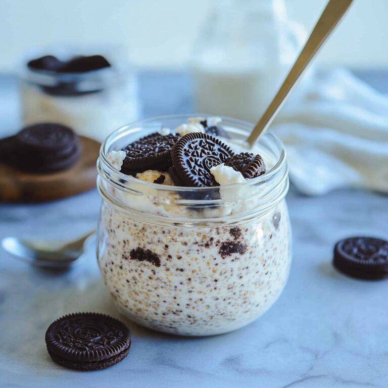 Oreo Overnight Oats Recipe