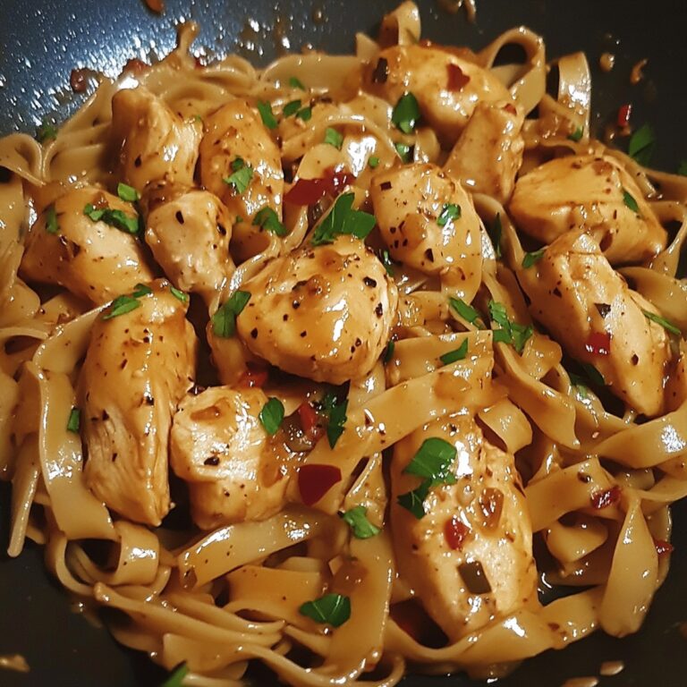 One-Pot Honey Garlic Chicken And Noodles Recipe