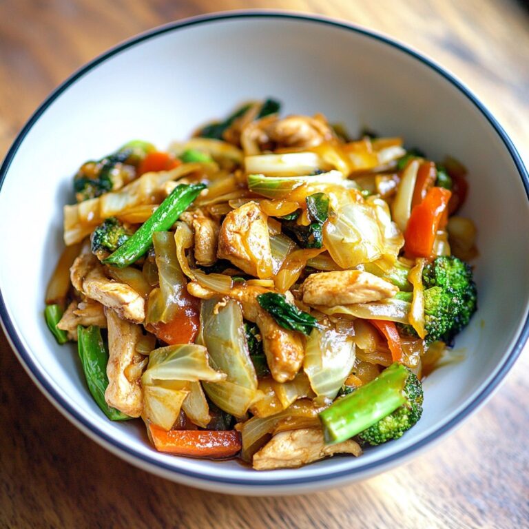 Crispy Chicken Cabbage Stir-Fry Recipe