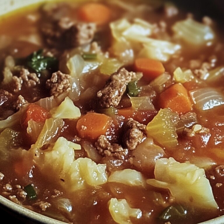 Cabbage Soup With Hamburger Recipe