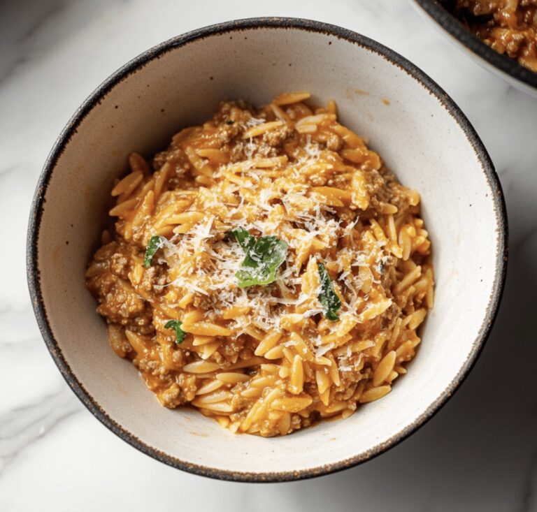 Ground Beef Orzo Recipe