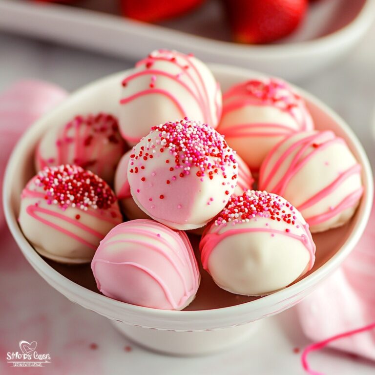Strawberry Cake Truffles Recipe