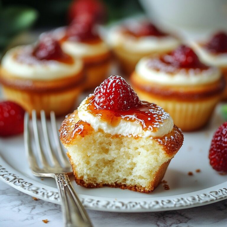 Gourmet Caramel Cupcakes With Vanilla Cream Recipe
