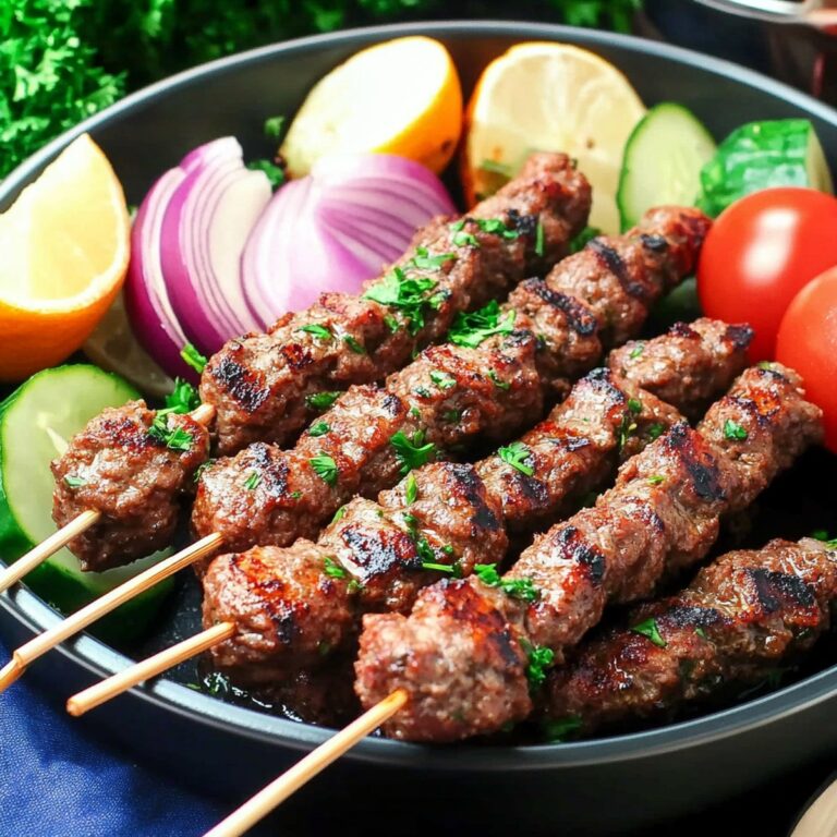 Juicy Ground Beef Kebabs Recipe