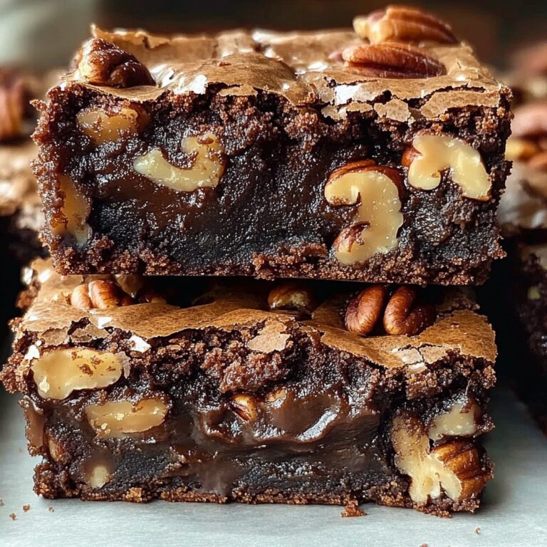 Fudgy Pecan Brownies Recipe