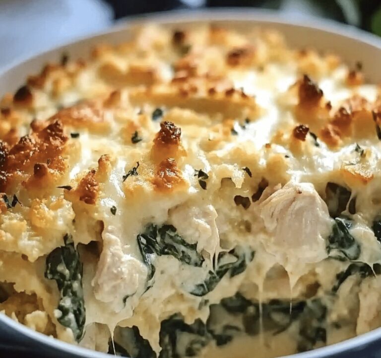 Creamy Chicken And Spinach Casserole With Cream Cheese Recipe