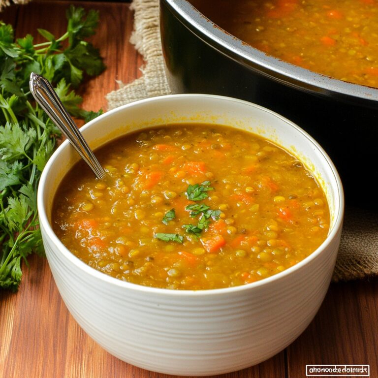 Spicy Carrot And Lentil Soup Recipe