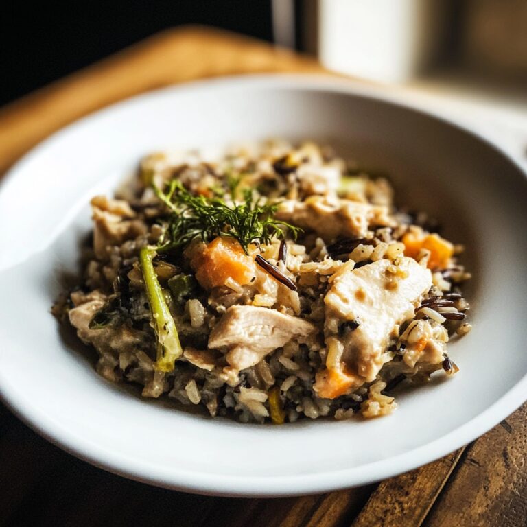 Hearty Chicken Wild Rice Casserole Recipe