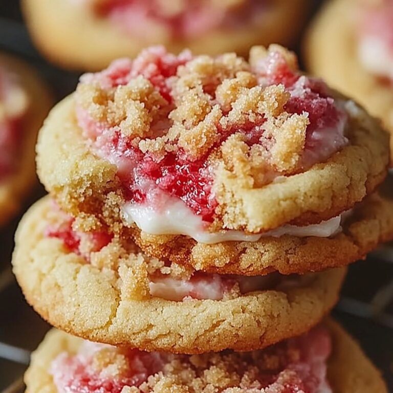 Heavenly Strawberry Cream Cheese Crumble Cookies Recipe