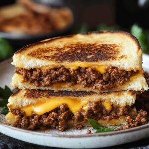 Messy Grilled Cheese Sloppy Joes Recipe