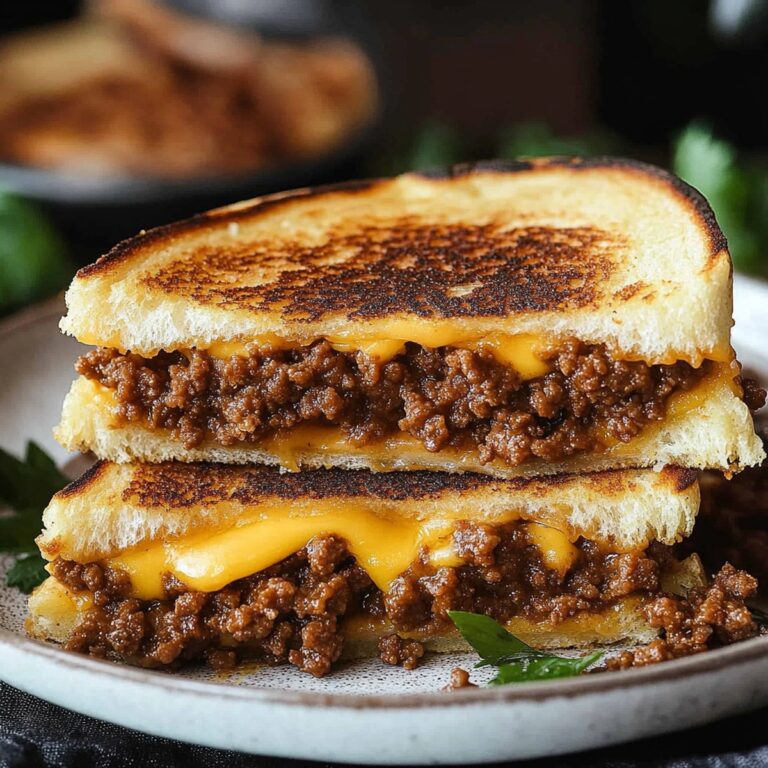 Messy Grilled Cheese Sloppy Joes Recipe