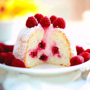 Raspberry Angel Food Cake Recipe
