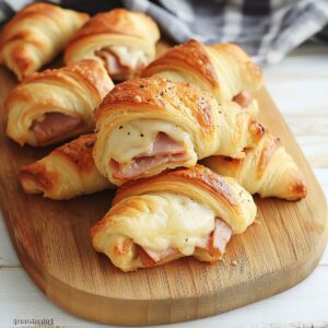 Flaky Ham And Cheese Crescent Rolls Recipe