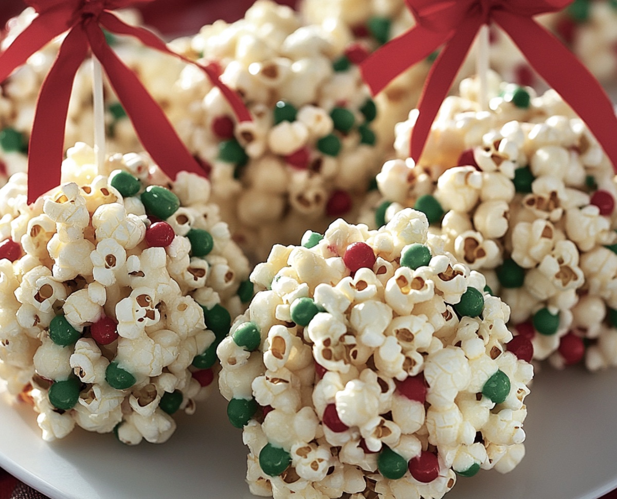 Christmas Popcorn Balls Recipe