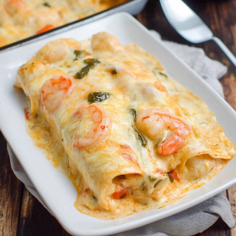 Creamy Shrimp Enchiladas Recipe