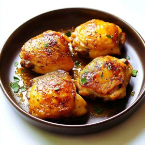 Crispy Baked Chicken Thighs Recipe