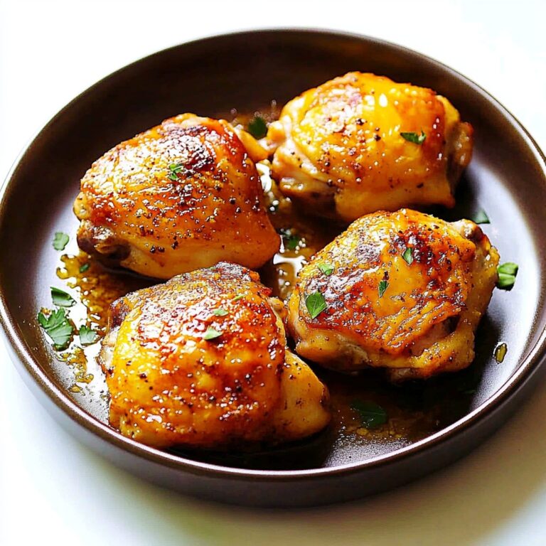 Crispy Baked Chicken Thighs Recipe