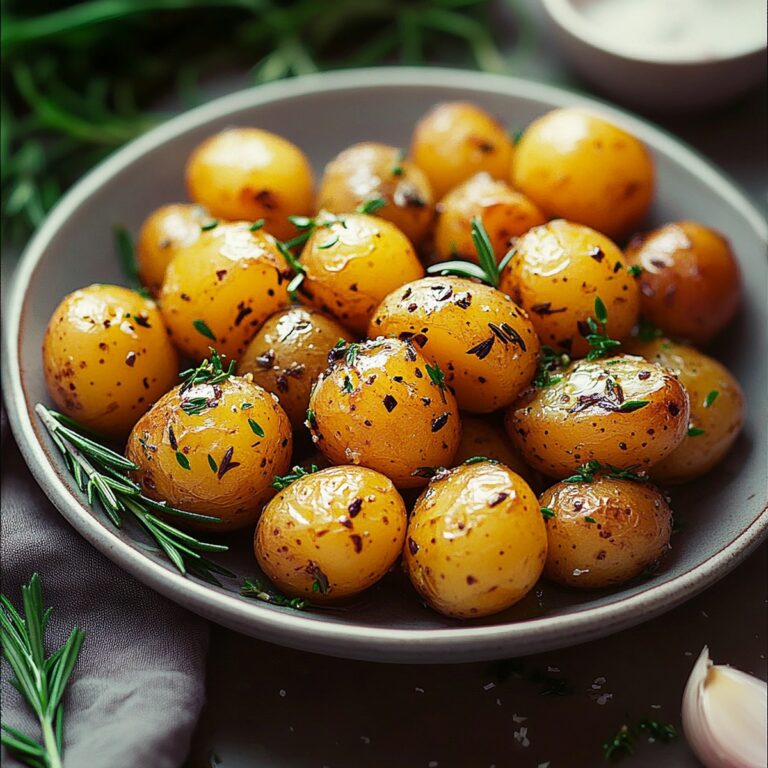 Roasted Baby Potatoes With Rosemary And Garlic Recipe