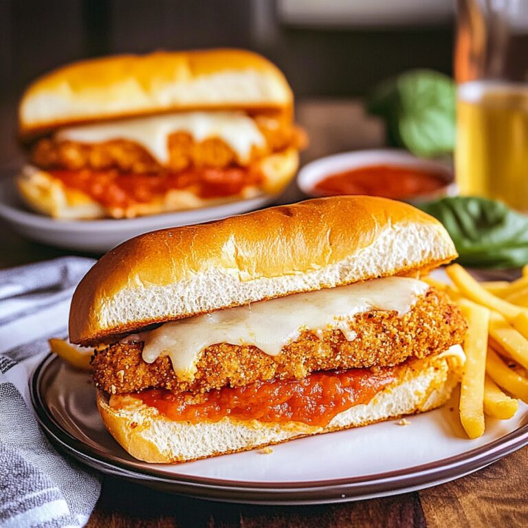 Crispy Chicken Parmesan Sandwiches Recipe